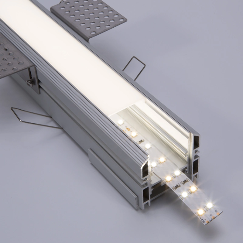 off-The-Shelf Trim Tile Join Aluminium LED Profile Channel Designed to Wall Tiles Kitchens for LED Strip