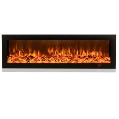 Wall Mounted 3D Decorative Fire Adjustable Remote Control Freestanding Electric Fireplace